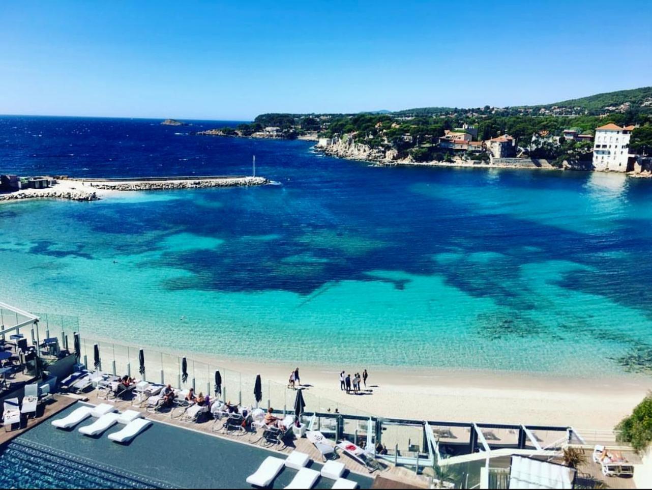 Logement Vue Mer Splendide - Situe A 50 Metres Du Bord De Mer Et 2 Minutes Des Plages - Bandolina Exteriér fotografie