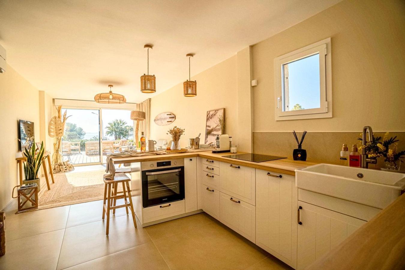 Logement Vue Mer Splendide - Situe A 50 Metres Du Bord De Mer Et 2 Minutes Des Plages - Bandolina Exteriér fotografie