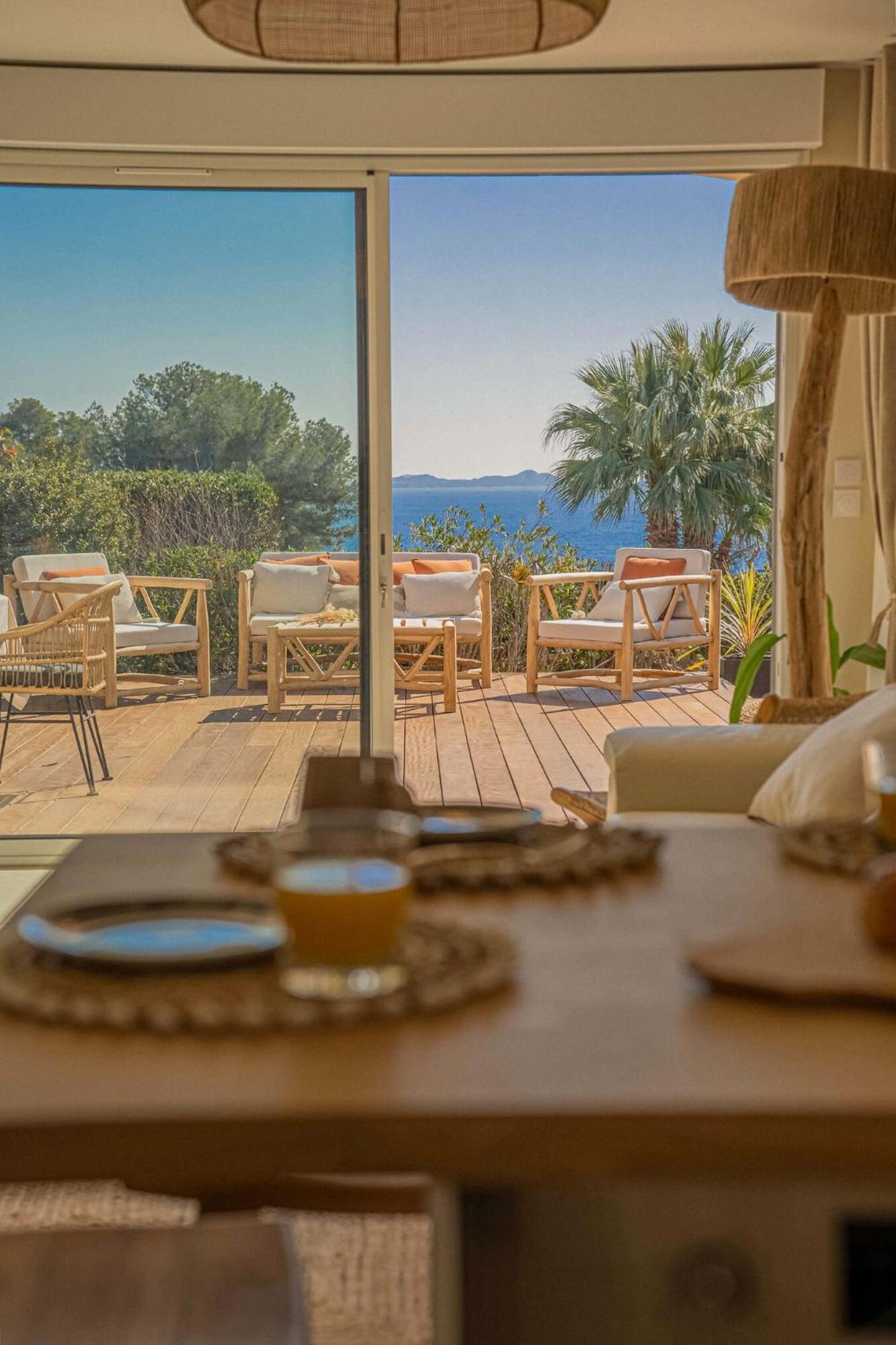 Logement Vue Mer Splendide - Situe A 50 Metres Du Bord De Mer Et 2 Minutes Des Plages - Bandolina Exteriér fotografie